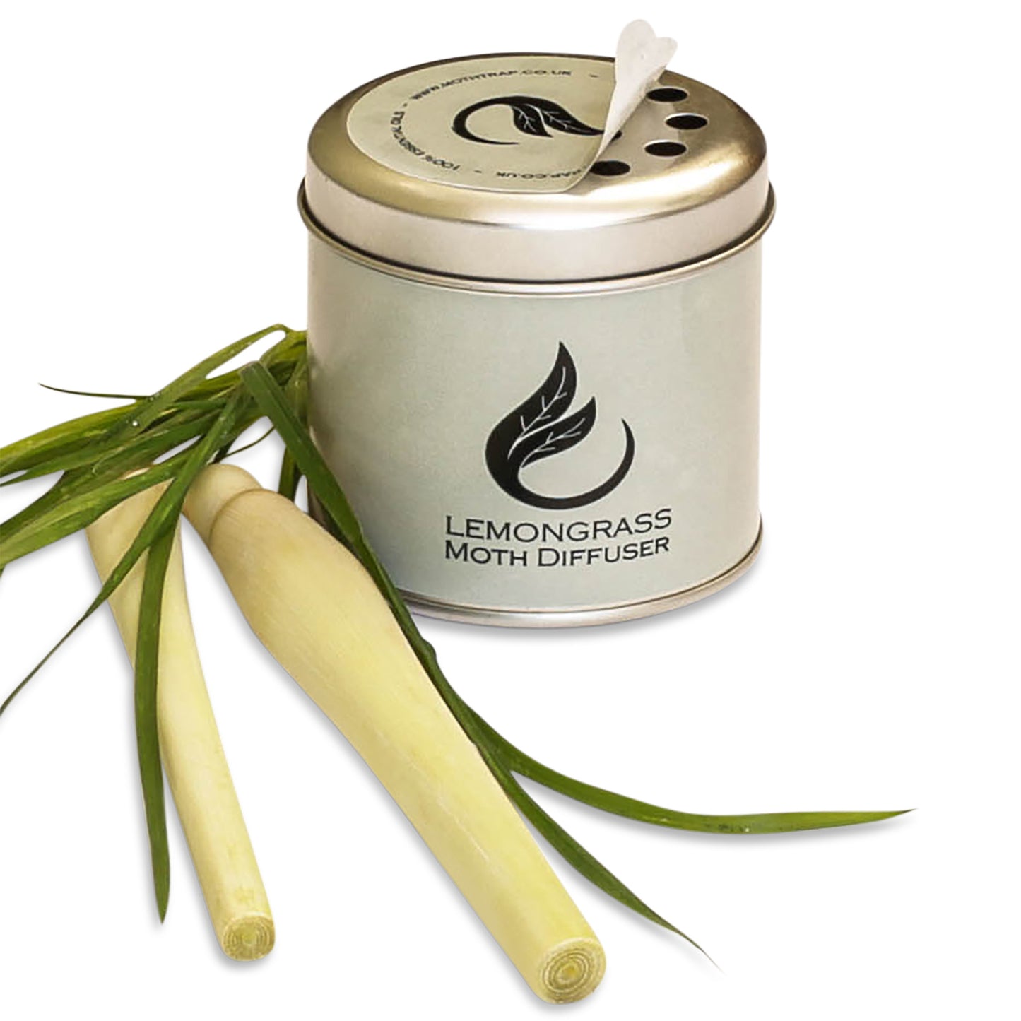 lemongrass moth repellent diffuser with lemongrass plant