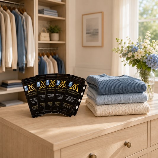 Clothes & Pantry Moth Pheromone Boxes with Time Indicators